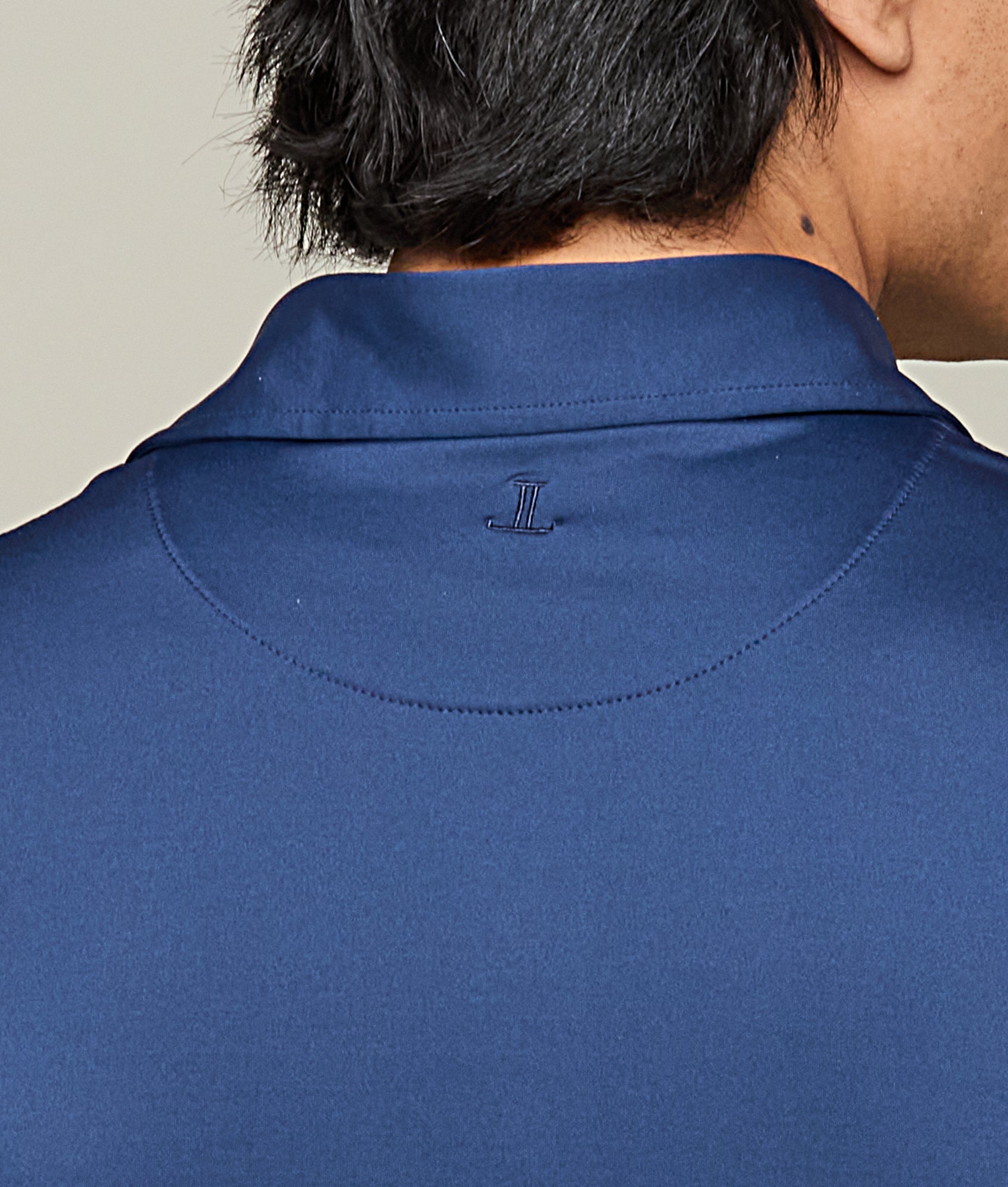 Lucchese Golf Polo :: Dallas Cowboys Navy - Image 4