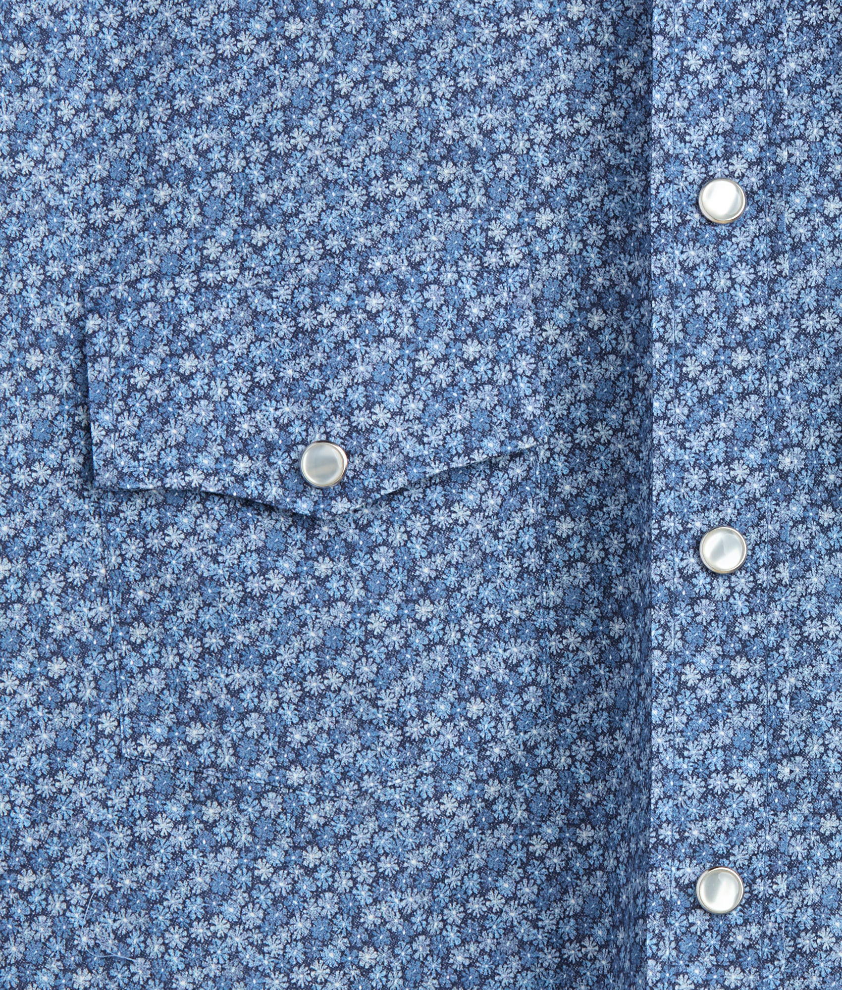 Austin Modern Fit :: Blue Floral - Image 5