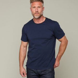 Lucchese Crew Neck Tee :: Navy