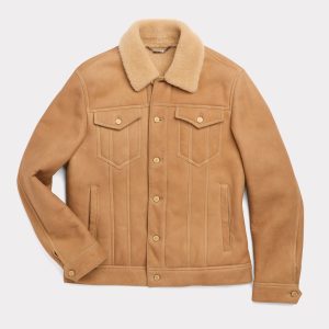 Kyle Shearling Trucker Jacket :: Natural