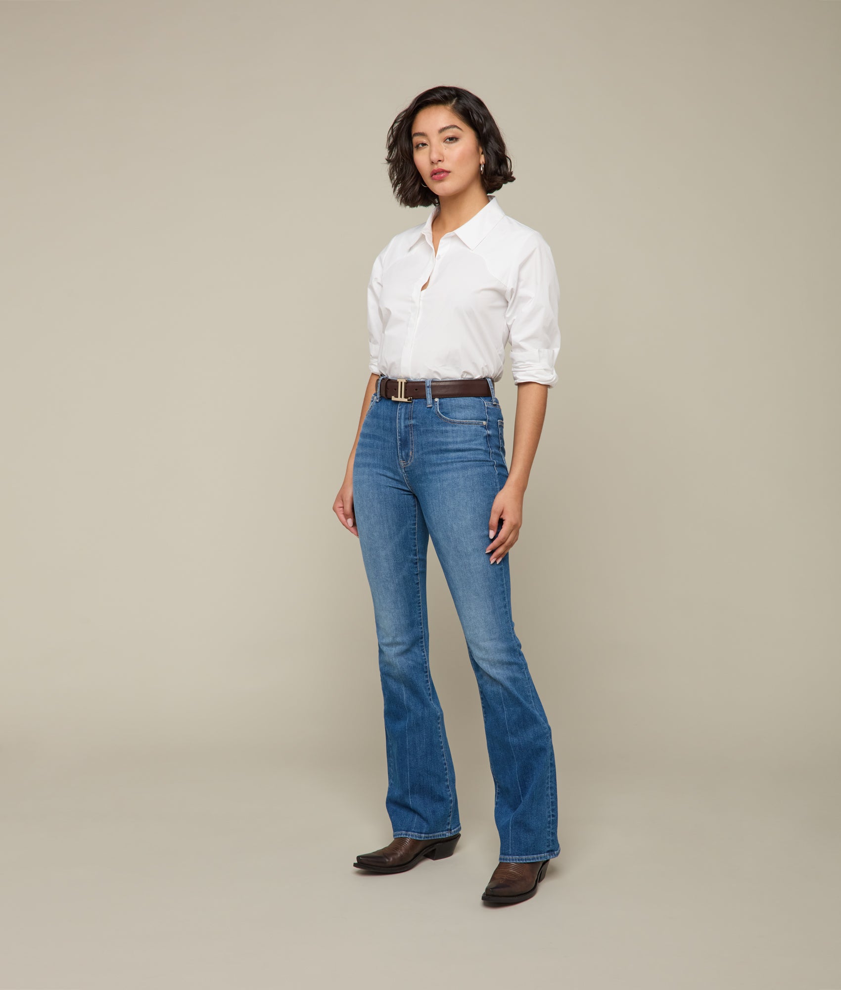 Liberty Mid-Rise Bootcut Jean :: Rustic - Image 3