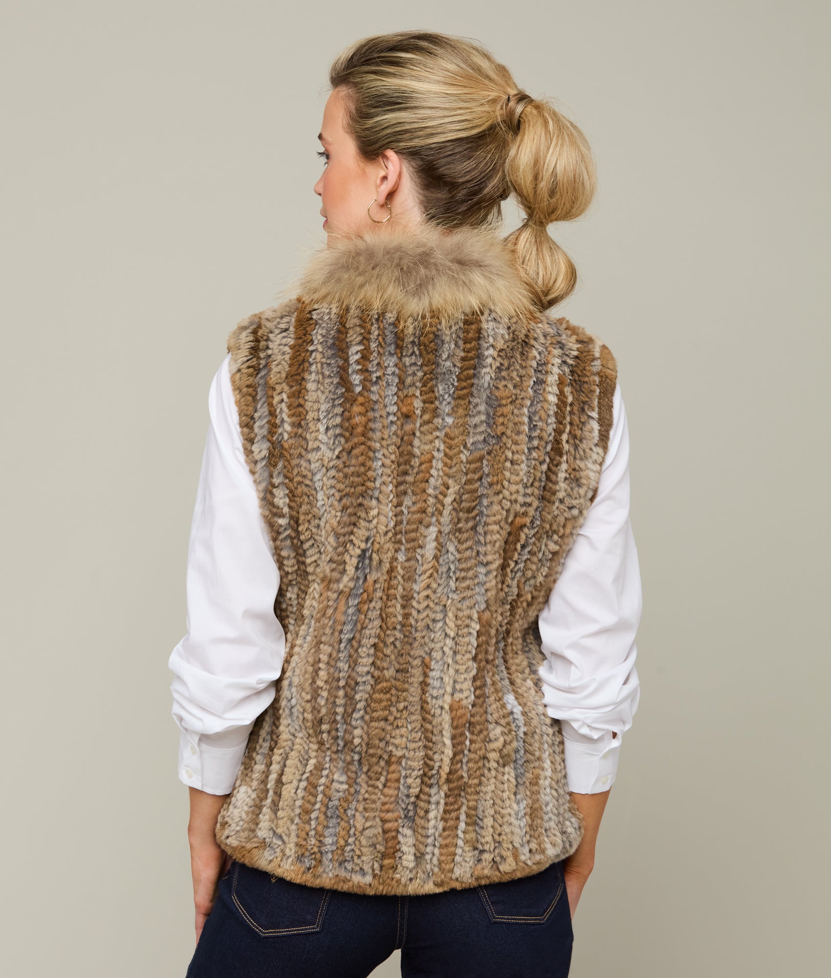 Elysian Fur Vest :: Natural - Image 5