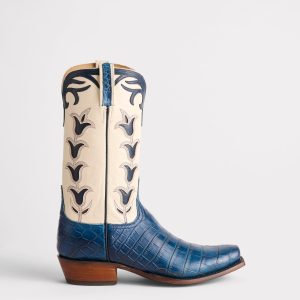 Tulip Exotic :: Navy + Wheat