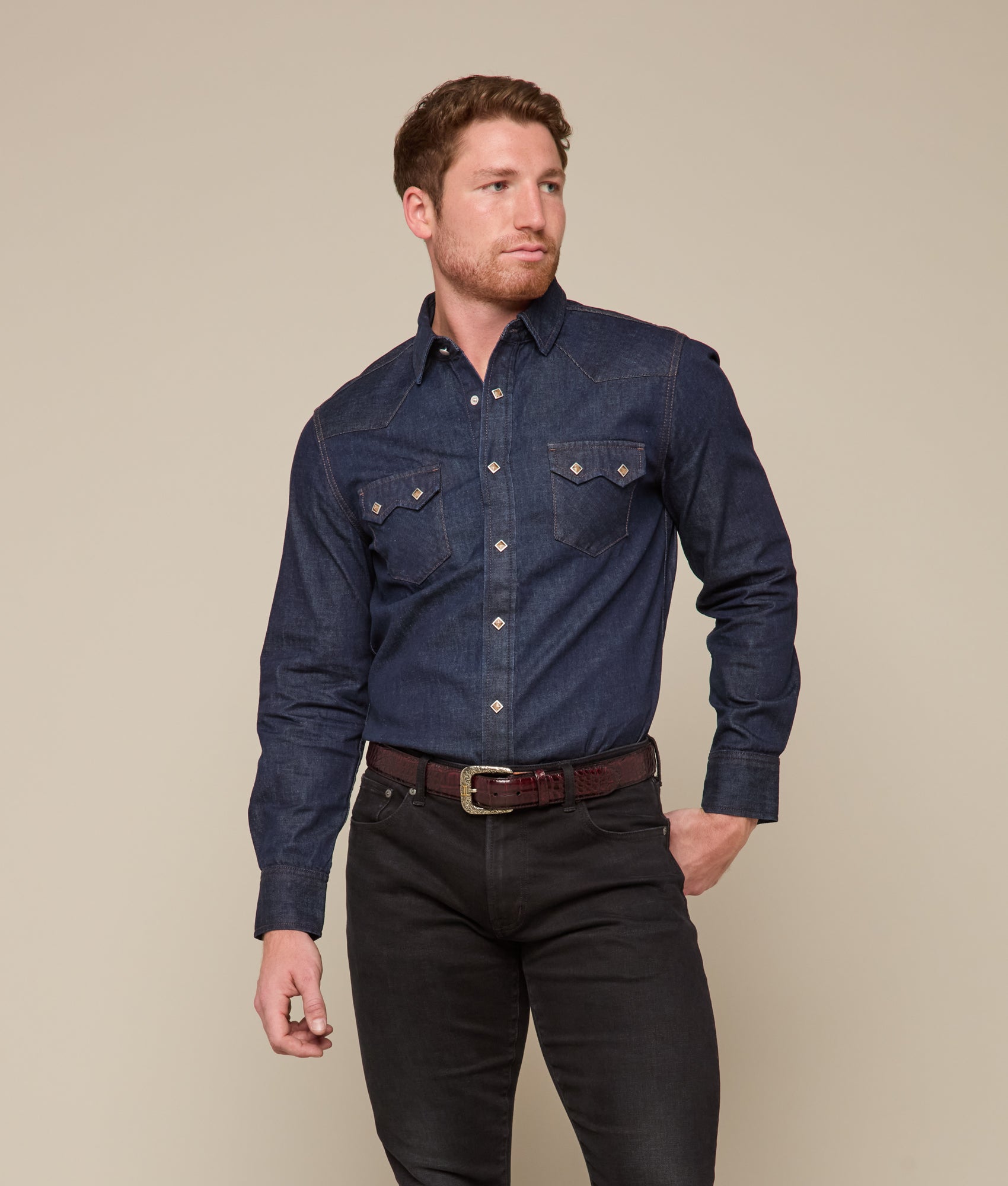 Sawyer Sawtooth Pocket Shirt :: Midnight - Image 11