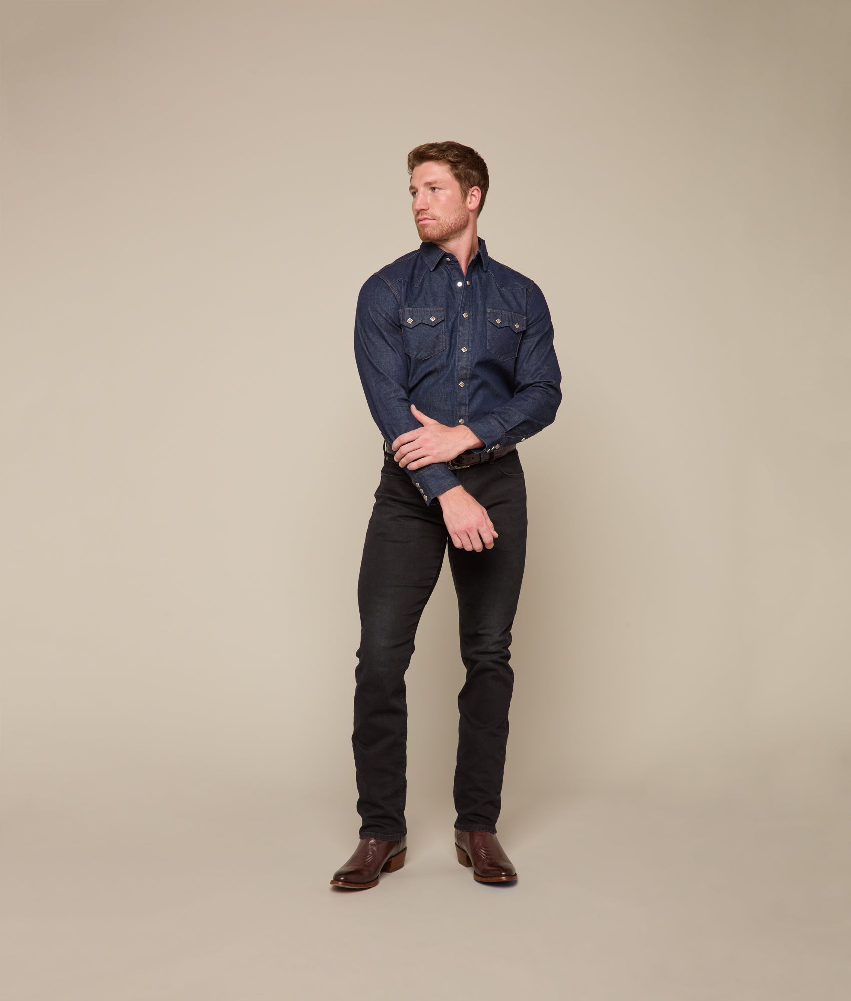Sawyer Sawtooth Pocket Shirt :: Midnight - Image 3