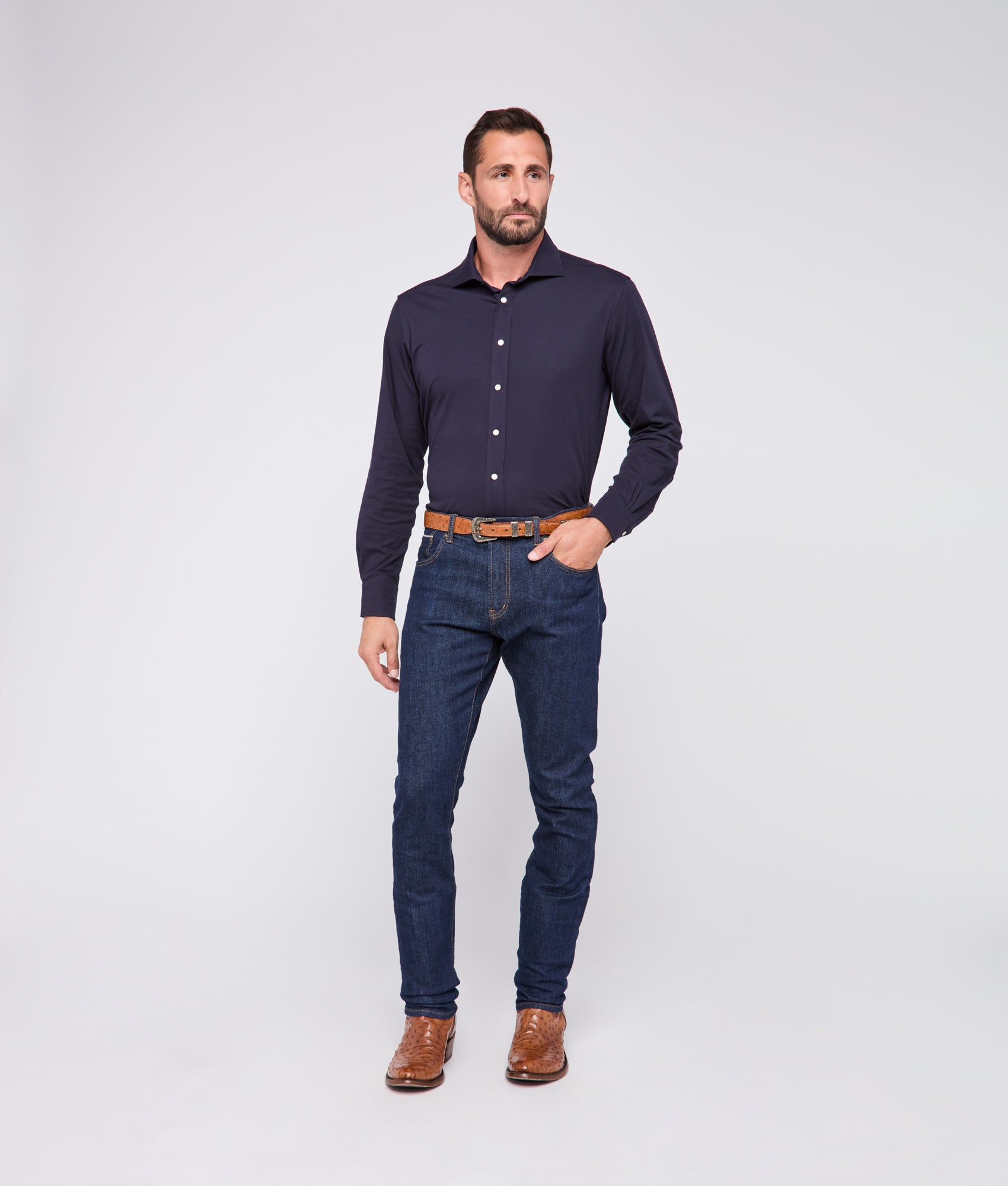 El Paso Modern Fit :: Navy - Image 5