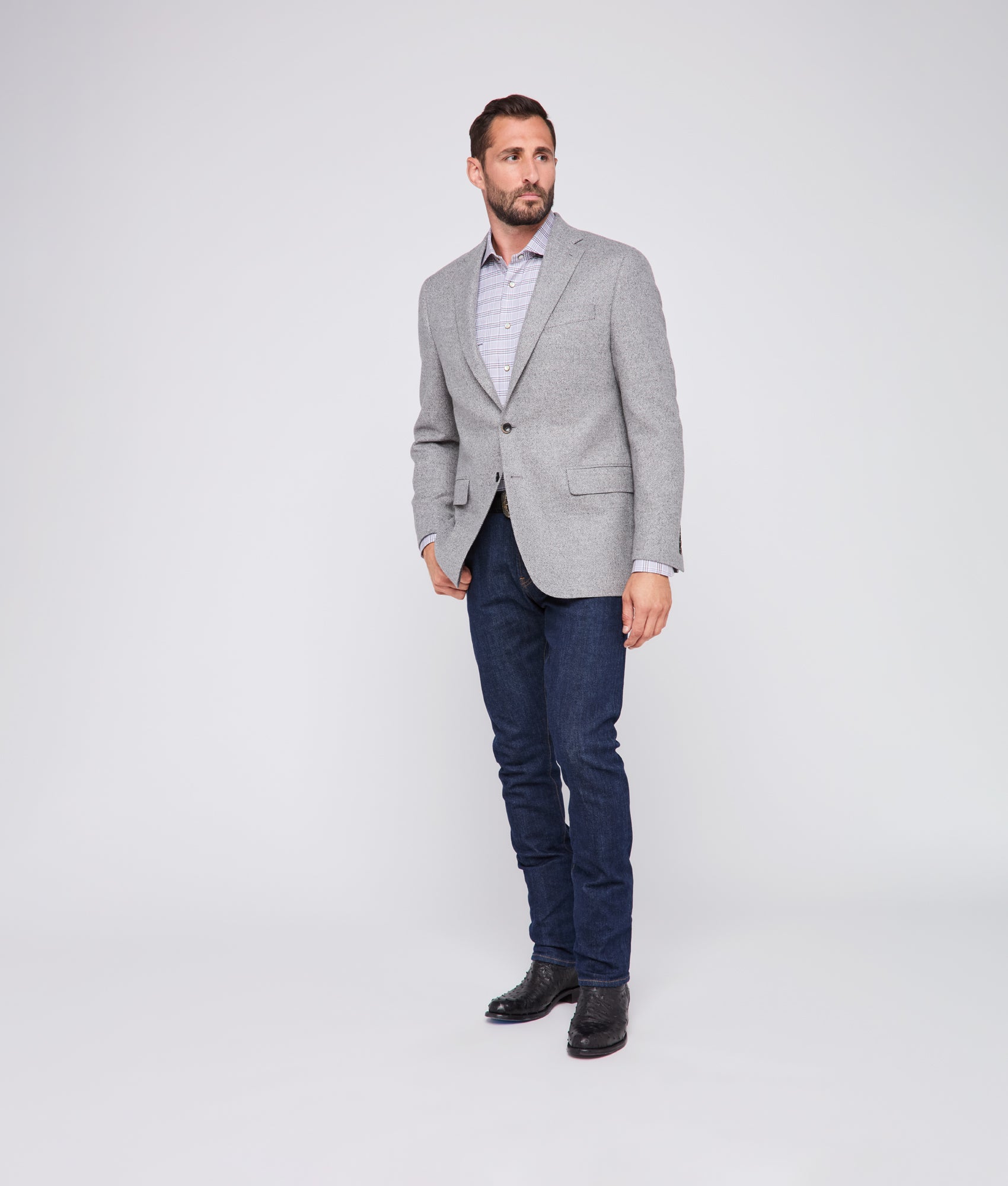 Lucchese Sport Coat :: Grey - Image 12