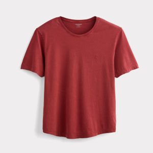 Lucchese Crewneck Tee :: Brick Red
