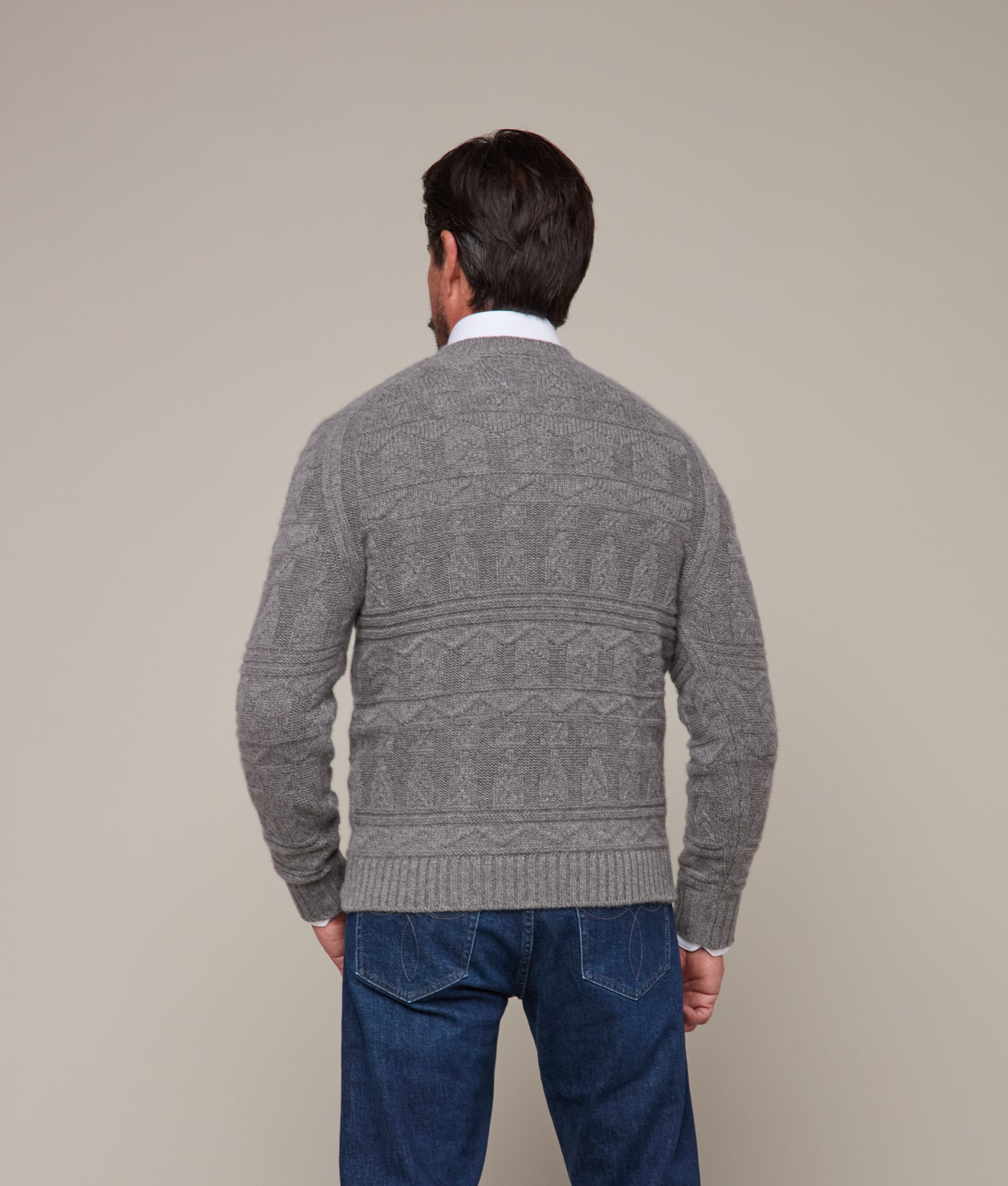 Darren Sweater :: Grey Melange - Image 6