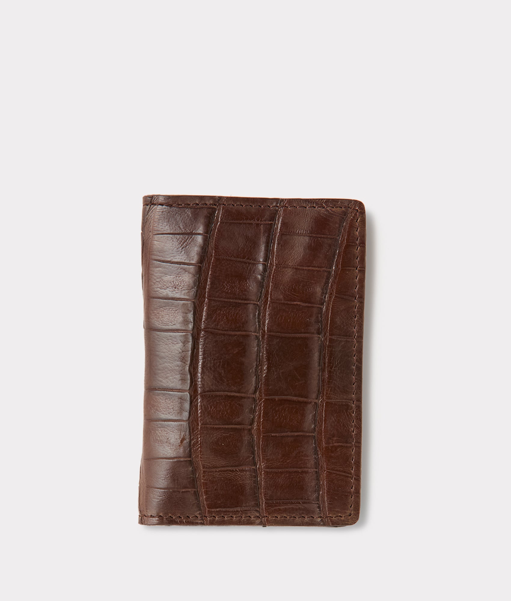 Bifold Wallet ?C Crocodile :: Sienna