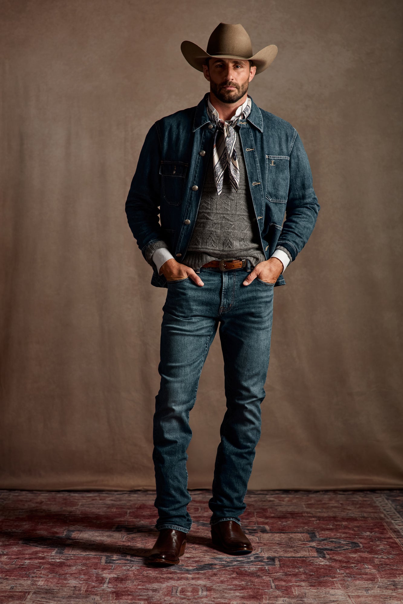 Darren Sweater :: Grey Melange - Image 2