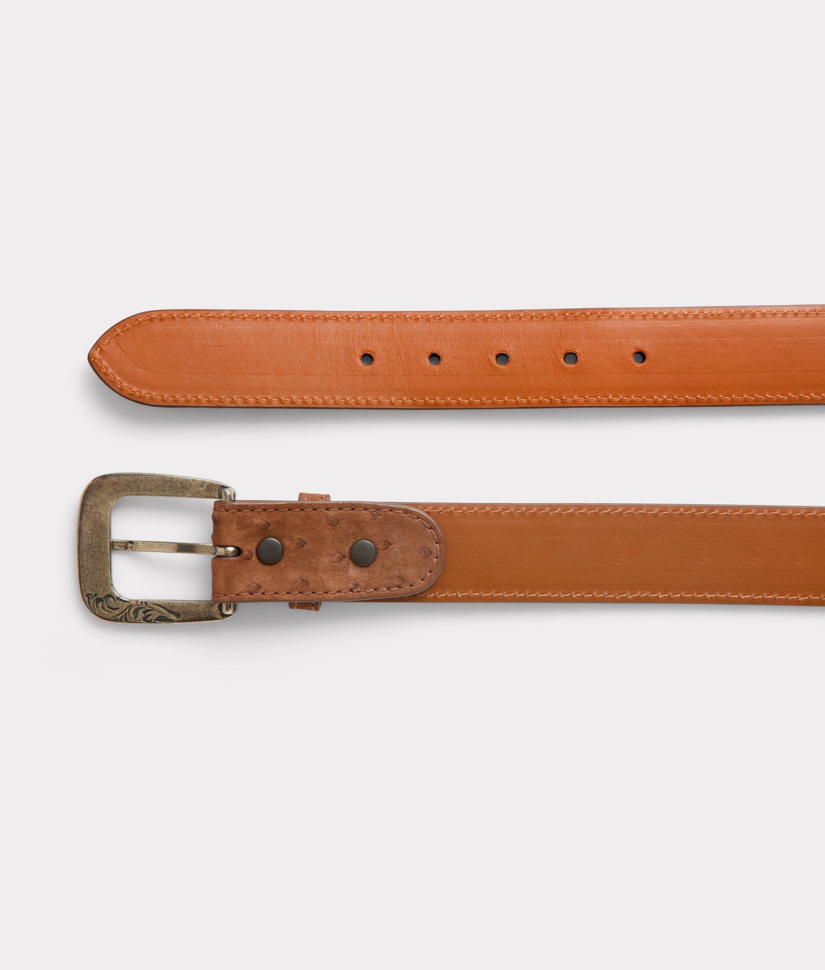 Straight Shooter Belt :: Tobacco - Image 6