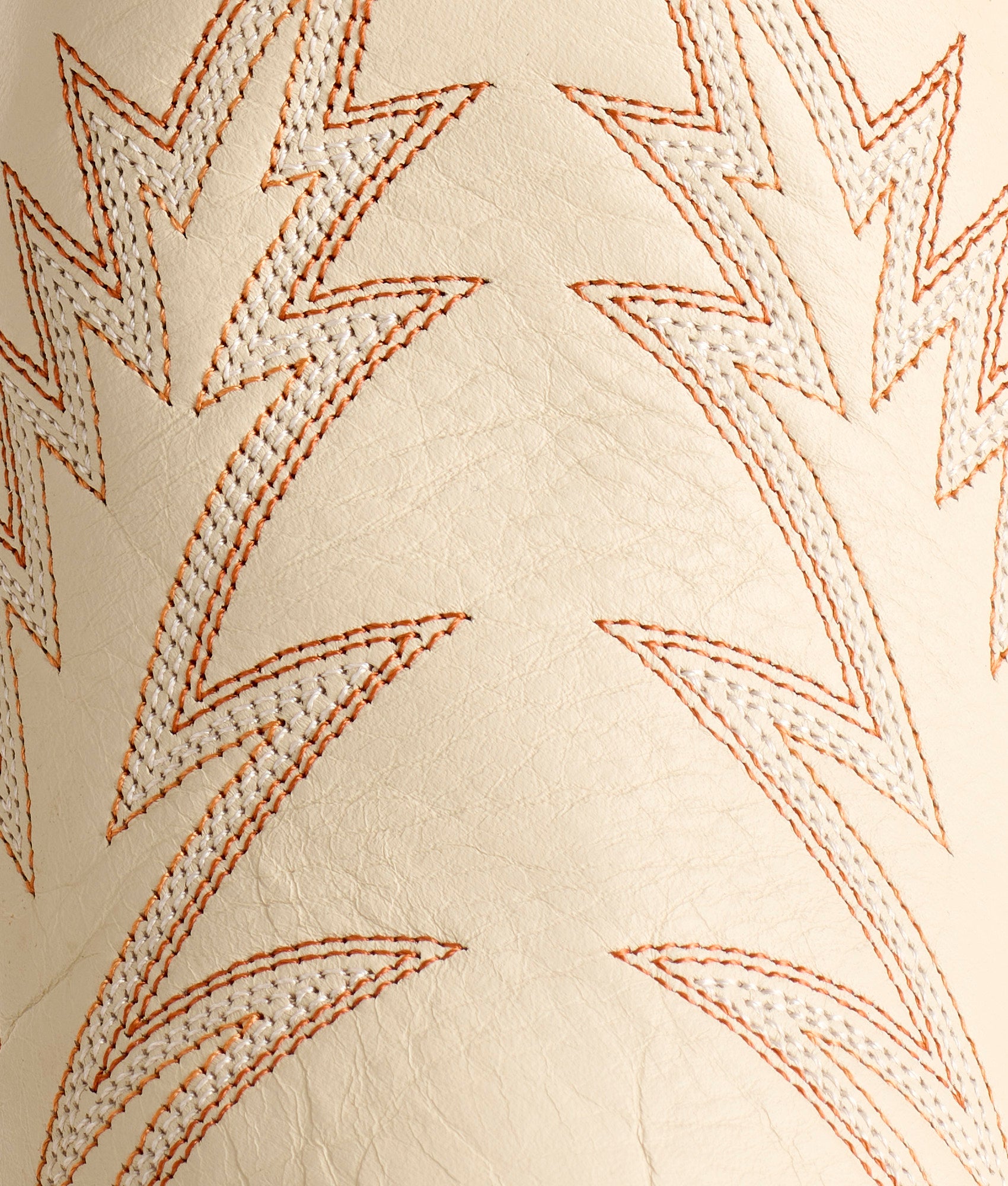 Priscilla :: Glitz Cream W/ Burnt Orange Stitching - Image 8