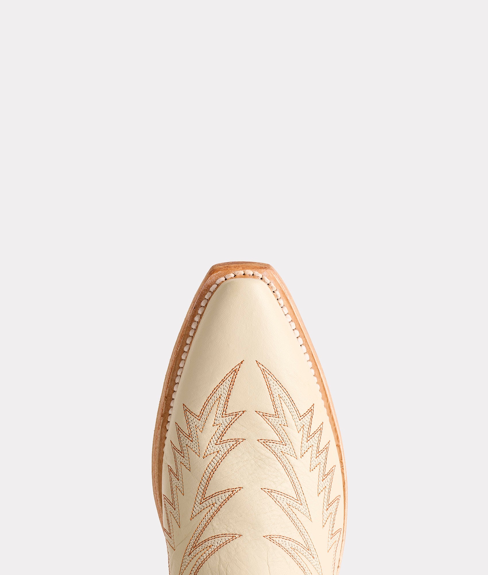 Priscilla :: Glitz Cream W/ Burnt Orange Stitching - Image 7