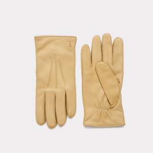 Men's Deerskin Gloves :: Tan
