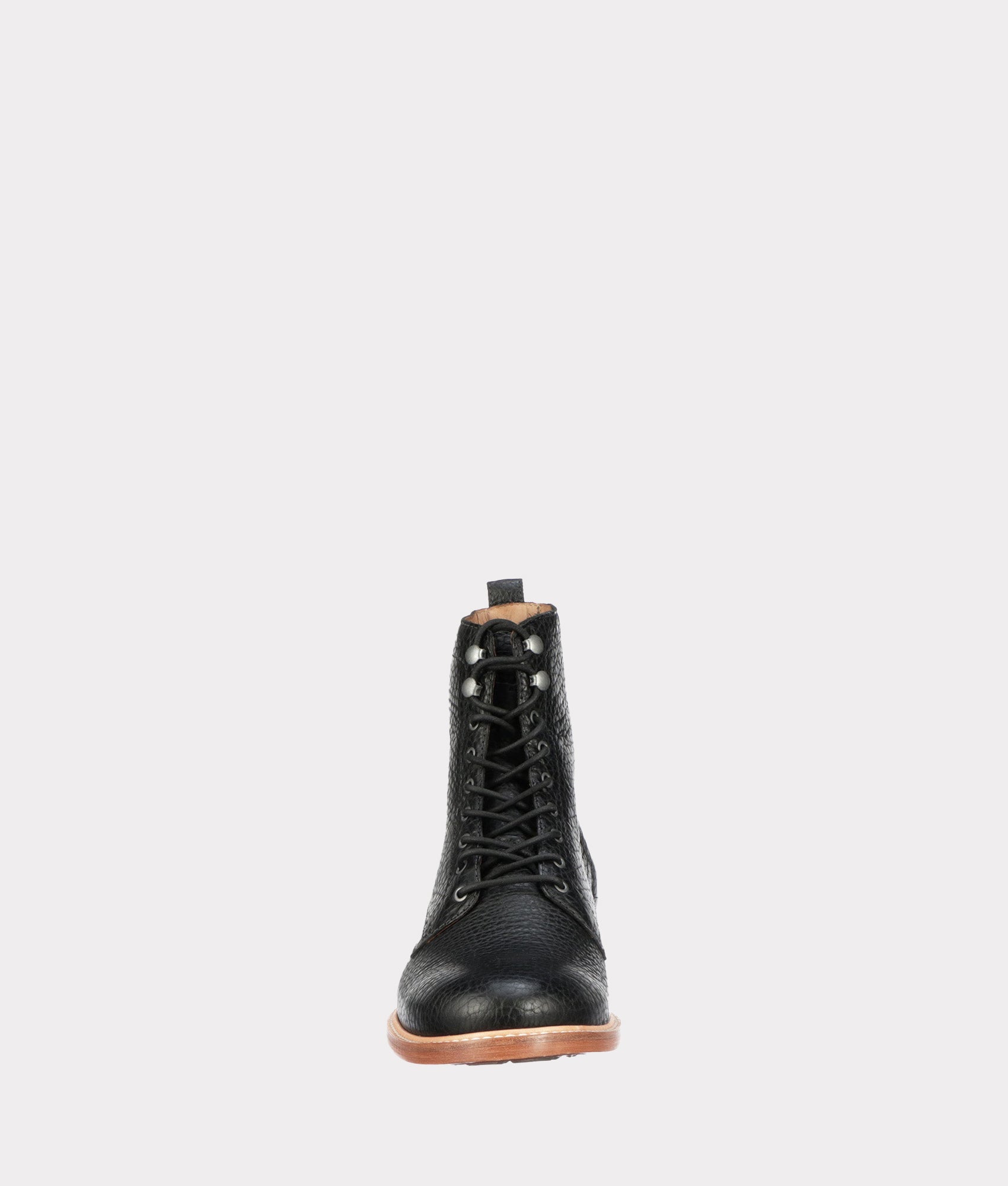6 Lace Up Derby Boot :: Black - Image 3
