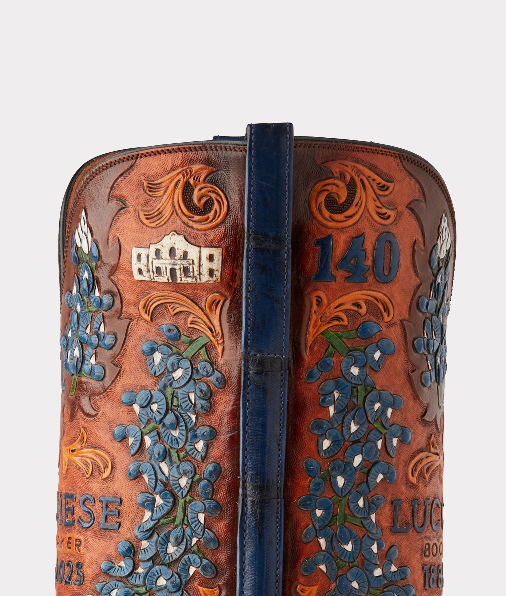 Women's Bluebonnet 140th Anniversary Boot :: Cavalry Blue - Image 8