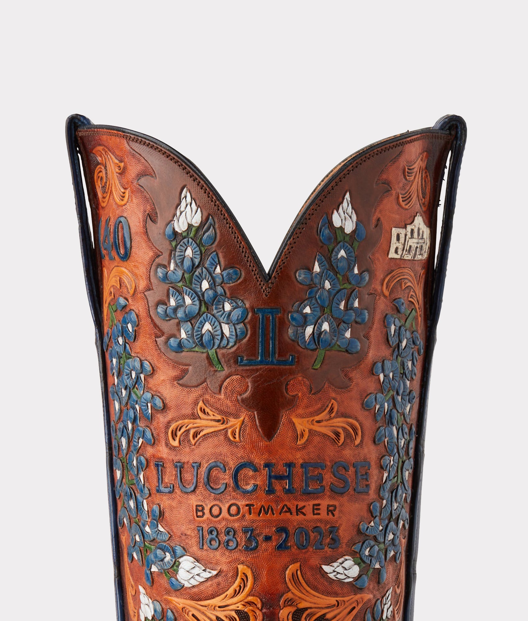 Women's Bluebonnet 140th Anniversary Boot :: Cavalry Blue - Image 7