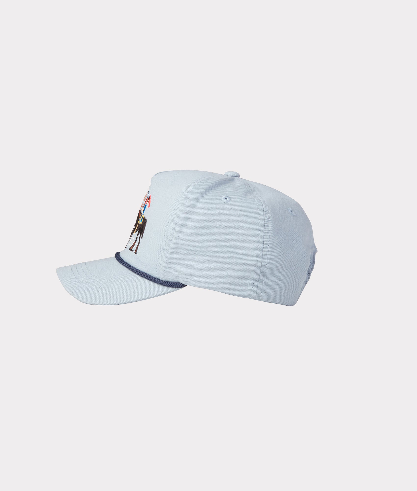 Lucchese Bros. Rope Cap :: Light Blue - Image 5