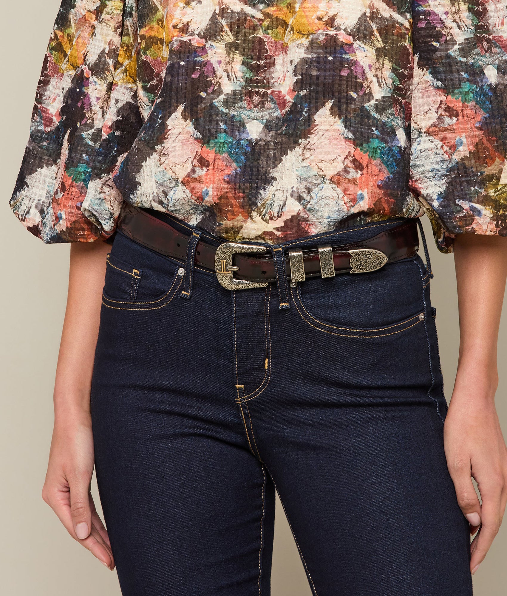 Smooth Goat Tapered :: Black Cherry - Image 2